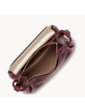 Lancaster 470-88 - CUIR DE VACHETTE - BORD porté travers rabat accordéon double sacs-a-mains