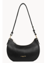 Lancaster 480-075 - CUIR DE VACHETTE - NOI sac demi-lune donna aria de lancaster sacs-a-mains