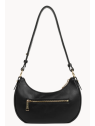 Lancaster 480-075 - CUIR DE VACHETTE - NOI sac demi-lune donna aria de lancaster sacs-a-mains