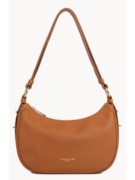 Lancaster 480-076 - CUIR DE VACHETTE - CAM sac demi-lune m donna aria de lancaster sacs-a-mains