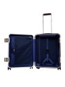 Lancel A13448 - POLYCARBONATE/CUIR - BO valise cabine 4 roues empreinte de lancel valise-cabine