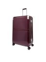 Lancel A13449 - POLYCARBONATE/CUIR - BO valise medium 4 roues empreinte de lancel valise
