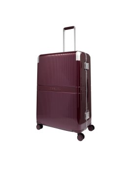 Lancel A13450 - POLYCARBONATE/CUIR - BO valise lancel empreinte valise