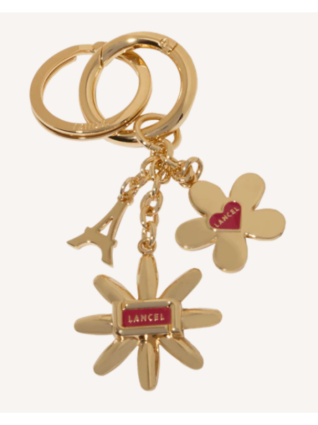 Lancel A13088 - MÉTAL - OR porte clefs breloque champ de mars pcles-breloque