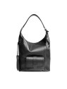 Lancel A13789 - CUIR DE VACHETTE - NOIR sac besace hobo premier flirt de lancel sacs-a-mains