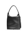 Lancel A13789 - CUIR DE VACHETTE - NOIR sac besace hobo premier flirt de lancel sacs-a-mains