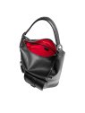 Lancel A13789 - CUIR DE VACHETTE - NOIR sac besace hobo premier flirt de lancel sacs-a-mains