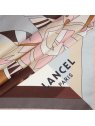 Lancel A13106 - SOIE - MULTI OPALINE carré de soie duo arabesque 70x70 lancel carre-de-soie
