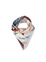 Lancel A13106 - SOIE - MULTI OPALINE carré de soie duo arabesque 70x70 lancel carre-de-soie