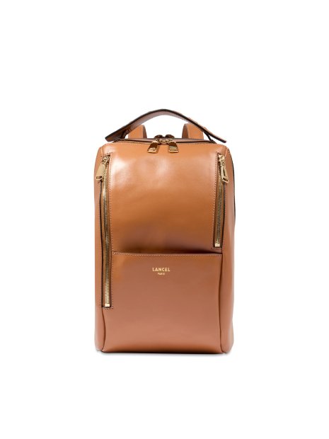 Lancel A13784 - CUIR DE VACHETTE - CAME sac à dos taille m origami de lancel sacs-a-mains