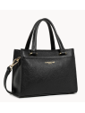 Lancaster 470-73 - CUIR DE VACHETTE - NOIR petit sac cabas porté main sacs-a-mains