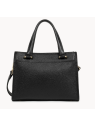 Lancaster 470-73 - CUIR DE VACHETTE - NOIR petit sac cabas porté main sacs-a-mains