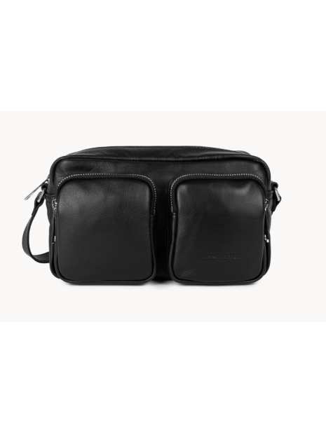 Lancaster 576-006 - CUIR DE VACHETTE - NOI trotteur porté travers sacs-a-mains