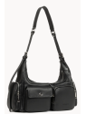 Lancaster 576-007 - CUIR DE VACHETTE - NOI sac besace porté épaule sacs-a-mains