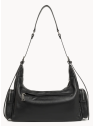 Lancaster 576-007 - CUIR DE VACHETTE - NOI sac besace porté épaule sacs-a-mains