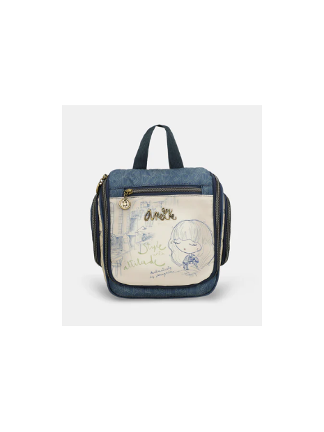 Anekke 41587-013 - SYNTHÉTIQUE - BLEU trousse de toilette trousses-de-toilette
