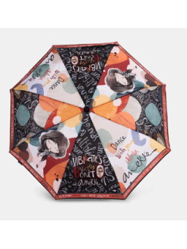 Anekke 40473-101 - POLYESTER - NOIR parapluie automatique pliant pliant f