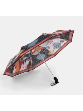 Anekke 40473-101 - POLYESTER - NOIR parapluie automatique pliant Petite maroquinerie