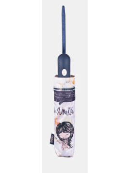 Anekke 40483-102 - POLYESTER - NOIR parapluie pliant automatique Petite maroquinerie