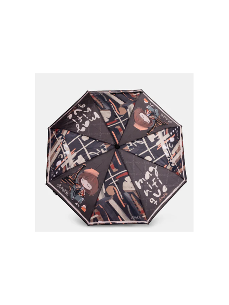 Anekke 41483-104 - POLYESTER - VIOLET parapluie pliant automatique petite-maroquinerie