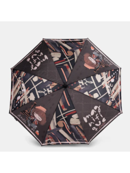 Anekke 41483-204 - POLYESTER - NOIR parapluie canne parapluie