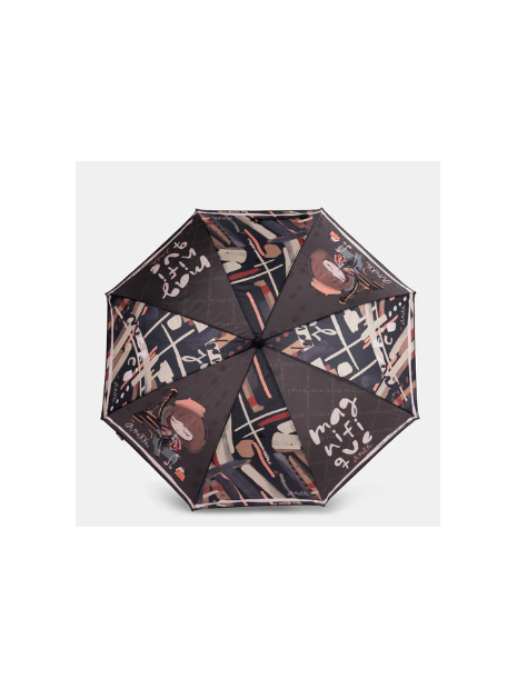 Anekke 41483-204 - POLYESTER - NOIR parapluie canne parapluie