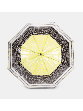 Anekke 40483-212 - POLYESTER - NOIR/JAU parapluie canne transparent parapluie