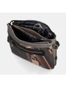 Anekke 41803-174 - SYNTHÉTIQUE - NOIR sac bandoulière avec anse sacs-a-mains