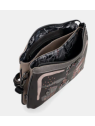 Anekke 41803-174 - SYNTHÉTIQUE - NOIR sac bandoulière avec anse sacs-a-mains