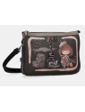 Anekke 41803-174 - SYNTHÉTIQUE - NOIR sac bandoulière avec anse sacs-a-mains