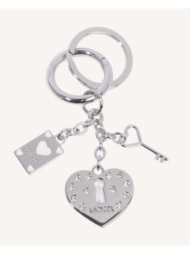 Lancel A13087 - METAL - NICKEL porte cles lancel coup de coeur p.cles breloque