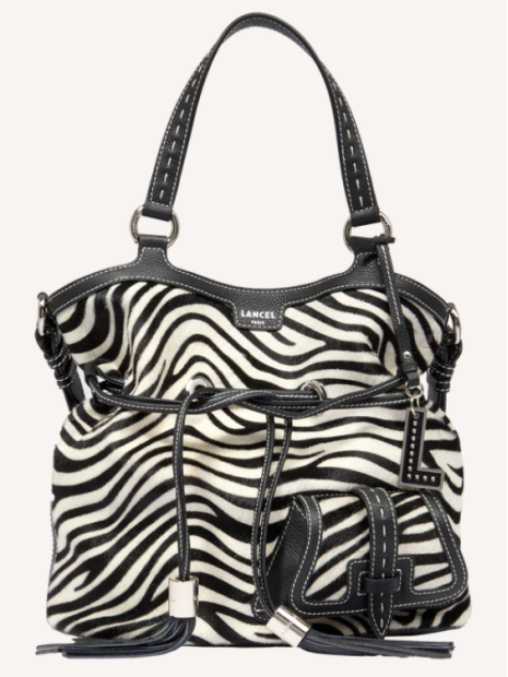 Lancel A13746 - CUIR DE VACHETTE - NOIR sac seau taille m premier flirt sacs-a-mains