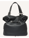 Lancel A13746 - CUIR DE VACHETTE - NOIR sac seau taille m premier flirt sacs-a-mains