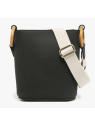 Woomen WCRO22 - POLYURÉTHANE - BLACK sac seau bandoulière sacs-a-mains
