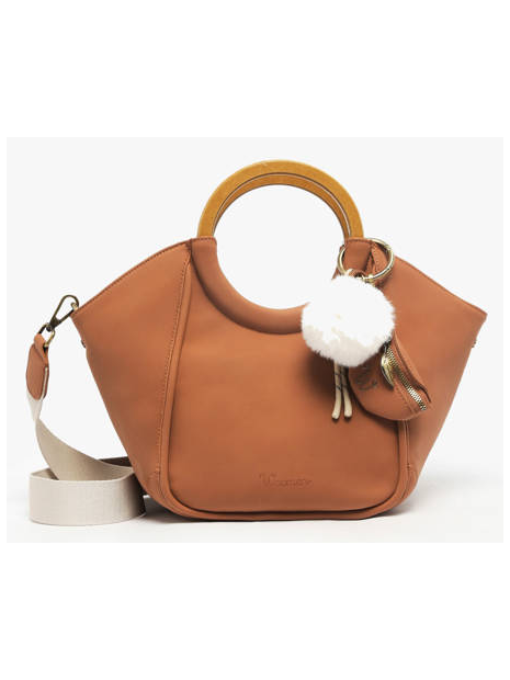 Woomen WCRO23 - POLYURÉTHANE - BROWN sac porté main ou bandoulière m sacs-a-mains