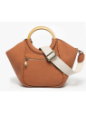 Woomen WCRO23 - POLYURÉTHANE - BROWN sac porté main ou bandoulière m sacs-a-mains