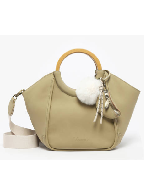 Woomen WCRO23 - POLYURÉTHANE - MOSS sac porté main ou bandoulière m sacs-a-mains