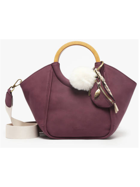 Woomen WCRO23 - POLYURÉTHANE - GRAPE sac porté main ou bandoulière m sacs-a-mains