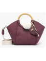 Woomen WCRO23 - POLYURÉTHANE - GRAPE sac porté main ou bandoulière m sacs-a-mains