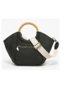 Woomen WCRO23 - POLYURÉTHANE - BLACK sac porté main ou bandoulière m sacs-a-mains