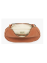 Woomen WCRO29 - POLYURÉTHANE - BROWN sac demi lune porté travers sacs-a-mains