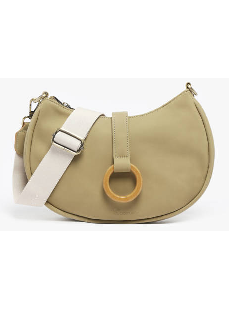 Woomen WCRO29 - POLYURÉTHANE - MOSS sac demi lune porté travers sacs-a-mains
