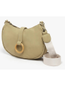 Woomen WCRO29 - POLYURÉTHANE - MOSS sac demi lune porté travers sacs-a-mains