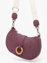 Woomen WCRO29 - POLYURÉTHANE - GRAPE sac demi lune porté travers sacs-a-mains