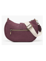 Woomen WCRO29 - POLYURÉTHANE - GRAPE sac demi lune porté travers sacs-a-mains