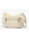 Woomen WOLI29 - POLYESTER - SAND sac demi lune porté travers sacs-a-mains