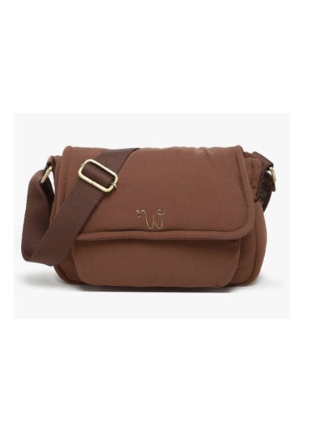 Woomen WPRI08 - NYLON - WALNUT sac porté travers m sacs-a-mains