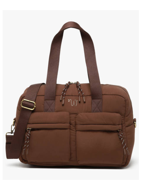 Woomen WPRI15 - NYLON - WALNUT grand sac porté épaule l sacs-a-mains