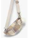 Woomen WALS04 - POLYESTER - CHECK LAVEN banane porté travers sacs-a-mains
