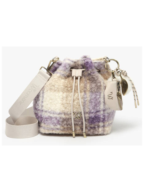 Woomen WALS06 - POLYESTER - CHECK LAVEN sac seau pm sacs-a-mains